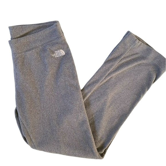The North Face Fleece Sweat Pants Women's Size XS Gray Back Zip Straight Leg - Picture 10 of 10